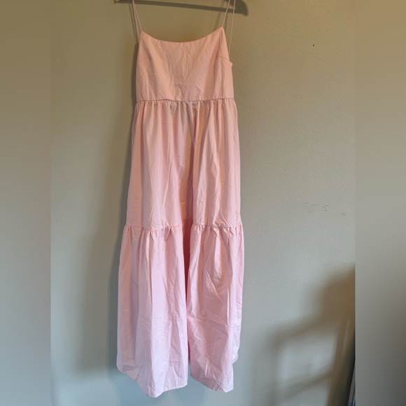 Pink backless Maxi Dress large NWT Commense - Picture 4 of 7